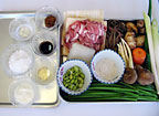 いもだんごの山菜なべ/材料